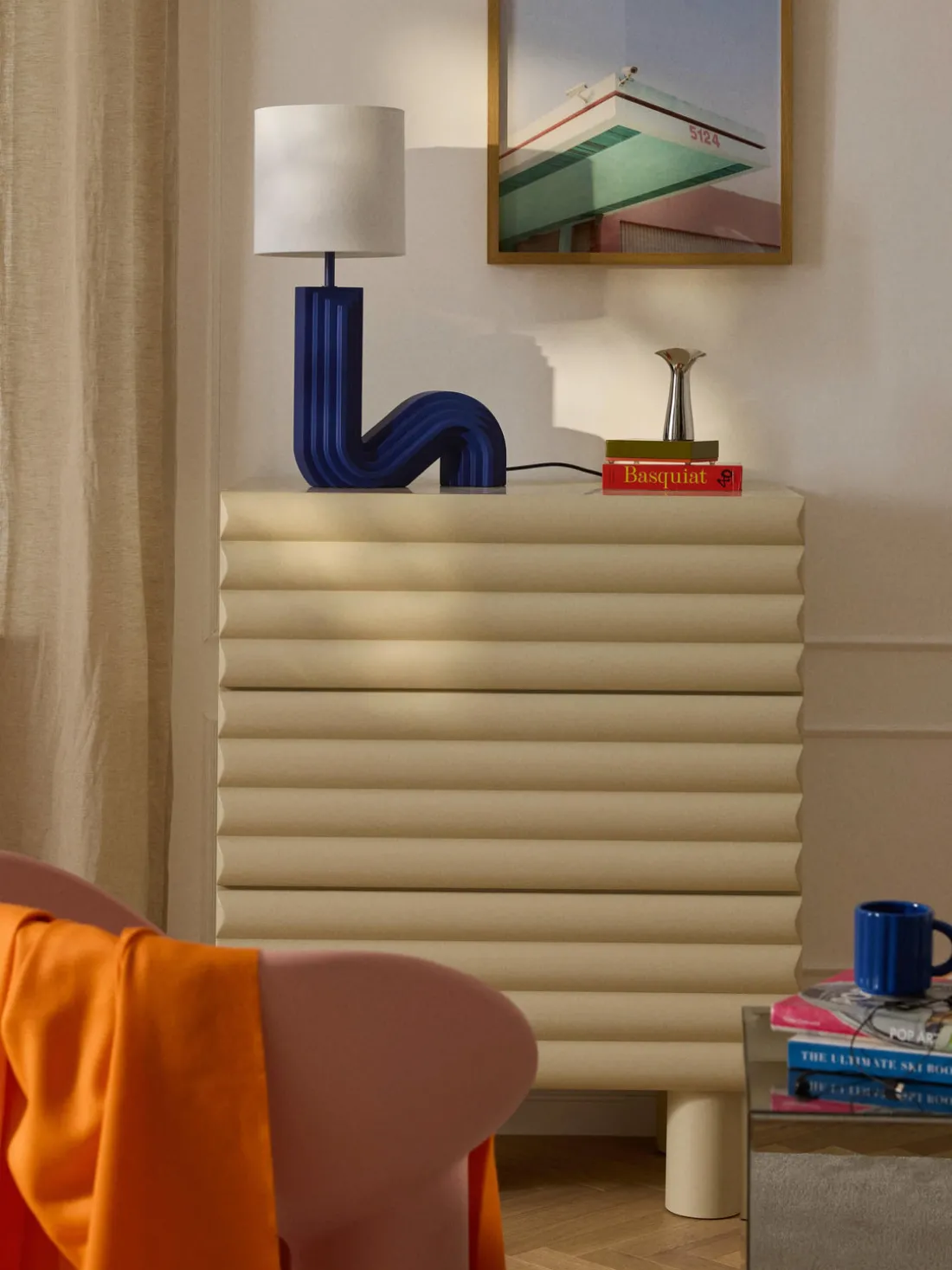 Lámpara de mesa de diseño Luomo