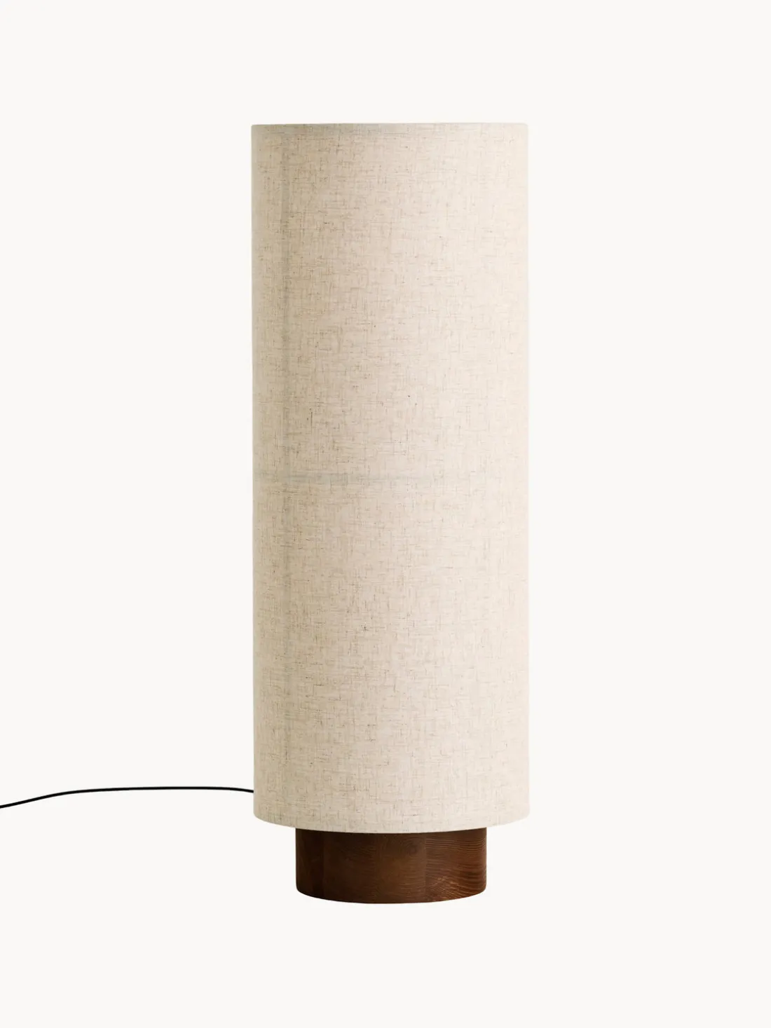 Lámpara de mesa de lino artesanal regulable Hashira