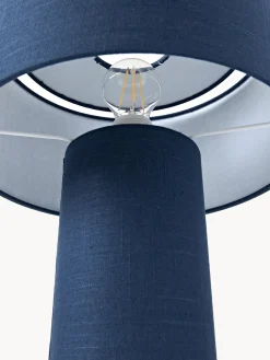 Lámpara de mesa de lino Ron