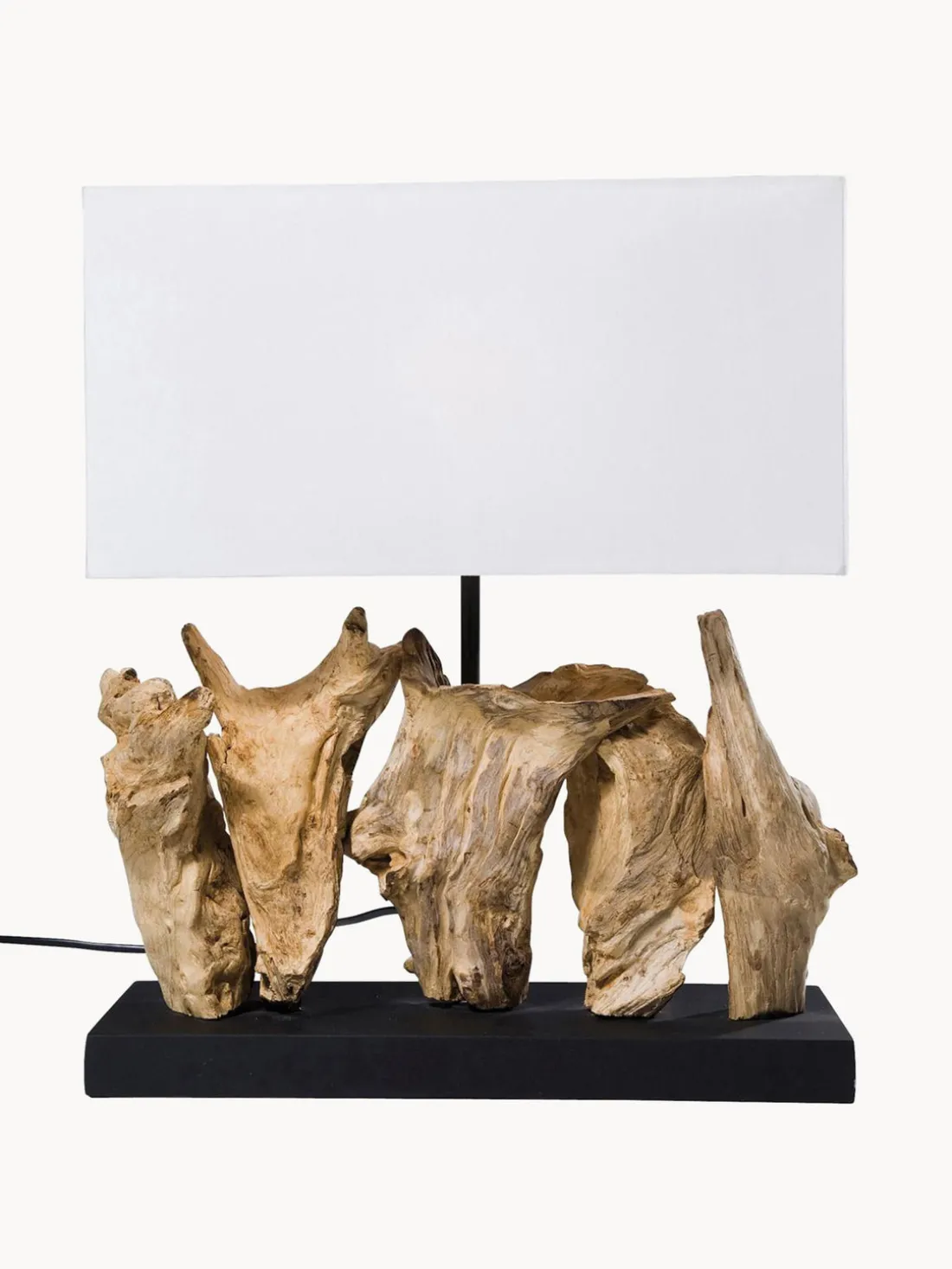 Lámpara de mesa de madera de diseño Nature