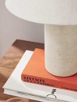 Lámpara de mesa de mármol Gia