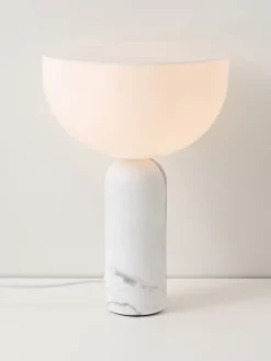 Lámpara de mesa de mármol Kizu, tamaños diferentes