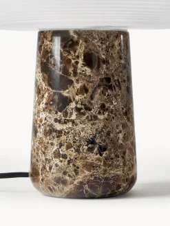 Lámpara de mesa de mármol Mariella