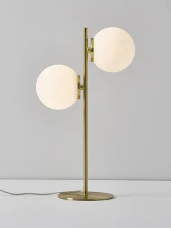 Lámpara de mesa de vidrio opalino Atlanta