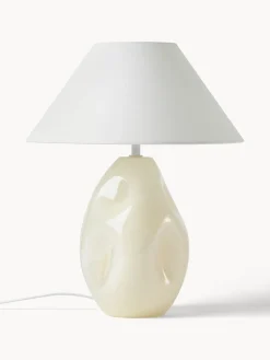 Lámpara de mesa de vidrio opalino Xilia