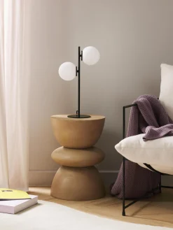 Lámpara de mesa de vidrio opalino Atlanta