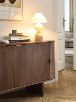 Lámpara de mesa de vidrio Danielle