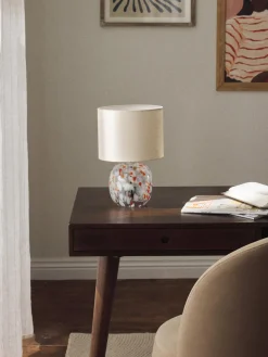 Lámpara de mesa de vidrio Bree