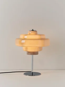 Lámpara de mesa de vidrio Millie