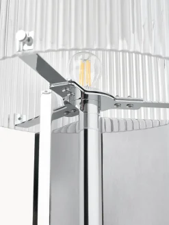 Lámpara de mesa de vidrio estriado Emmi