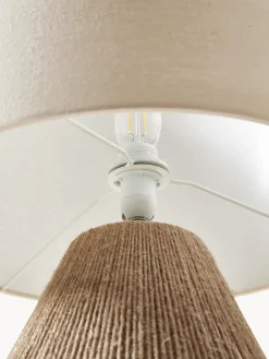 Lámpara de mesa de yute Cecillia