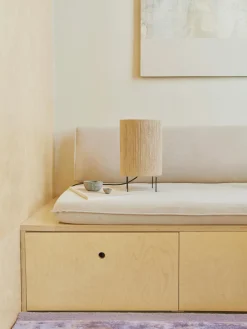 Lámpara de mesa de yute RO