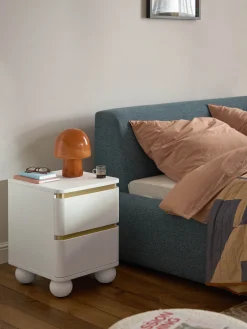 Lámpara de mesa efecto mármol Talia, tamaños diferentes