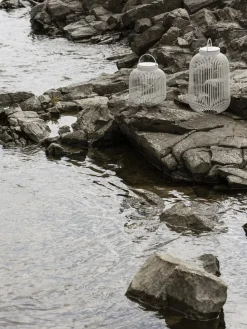 Lámpara de mesa exterior LED Lito, portátil