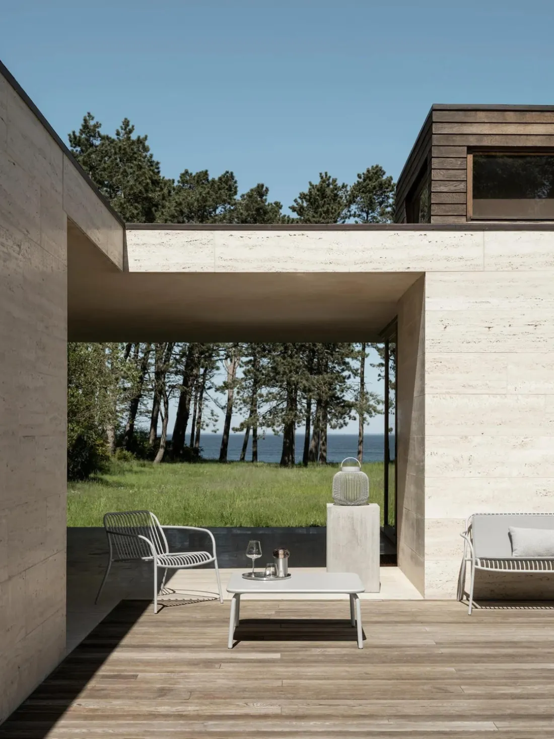 Lámpara de mesa exterior LED Lito, portátil