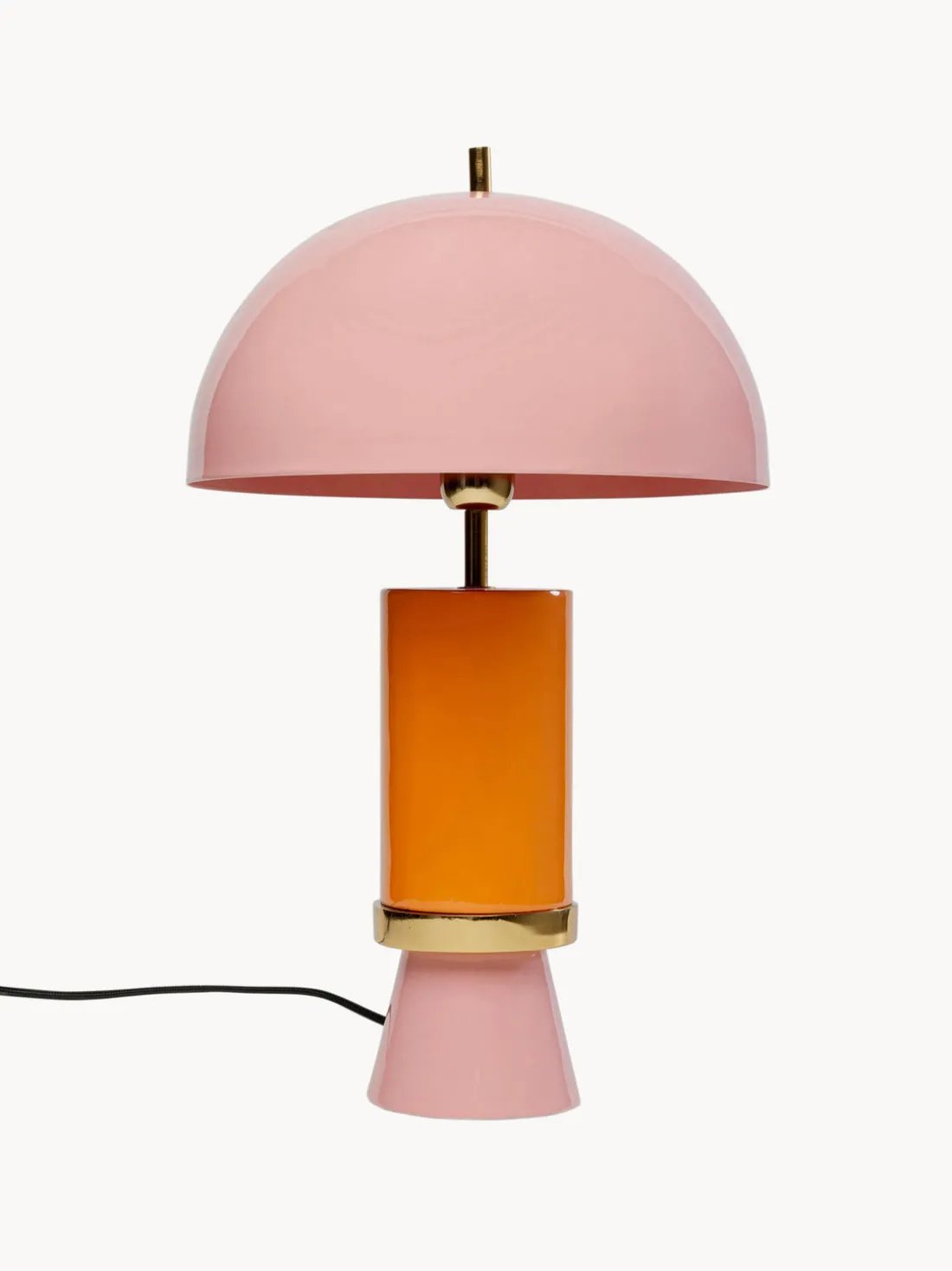 Lámpara de mesa grande artesanal Josy