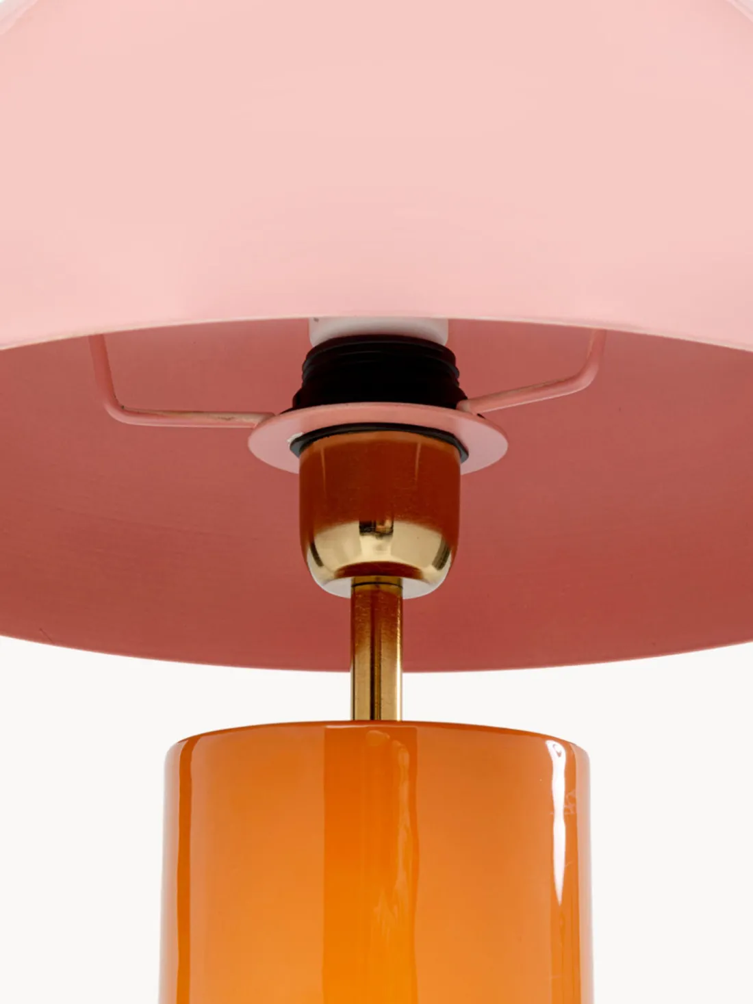 Lámpara de mesa grande artesanal Josy