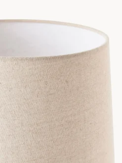 Lámpara de mesa grande con base de cemento Kaya