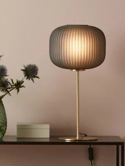 Lámpara de mesa grande de vidrio Sober