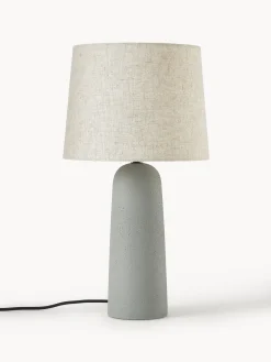 Lámpara de mesa grande de cemento Kaya