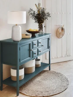 Lámpara de mesa grande de cerámica Iva