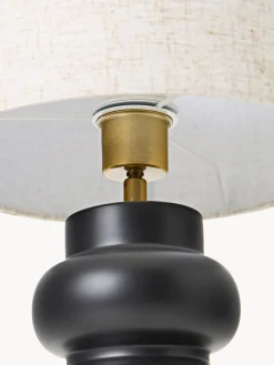 Lámpara de mesa grande de cerámica Christine