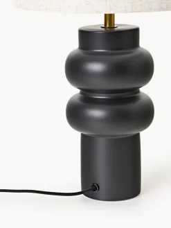 Lámpara de mesa grande de cerámica Christine