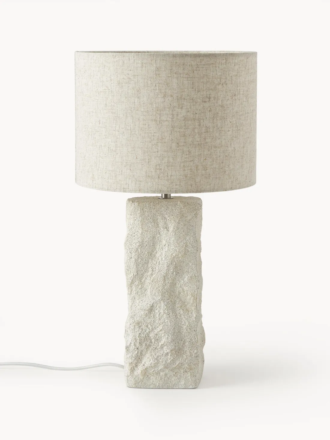 Lámpara de mesa grande de cemento Kiri