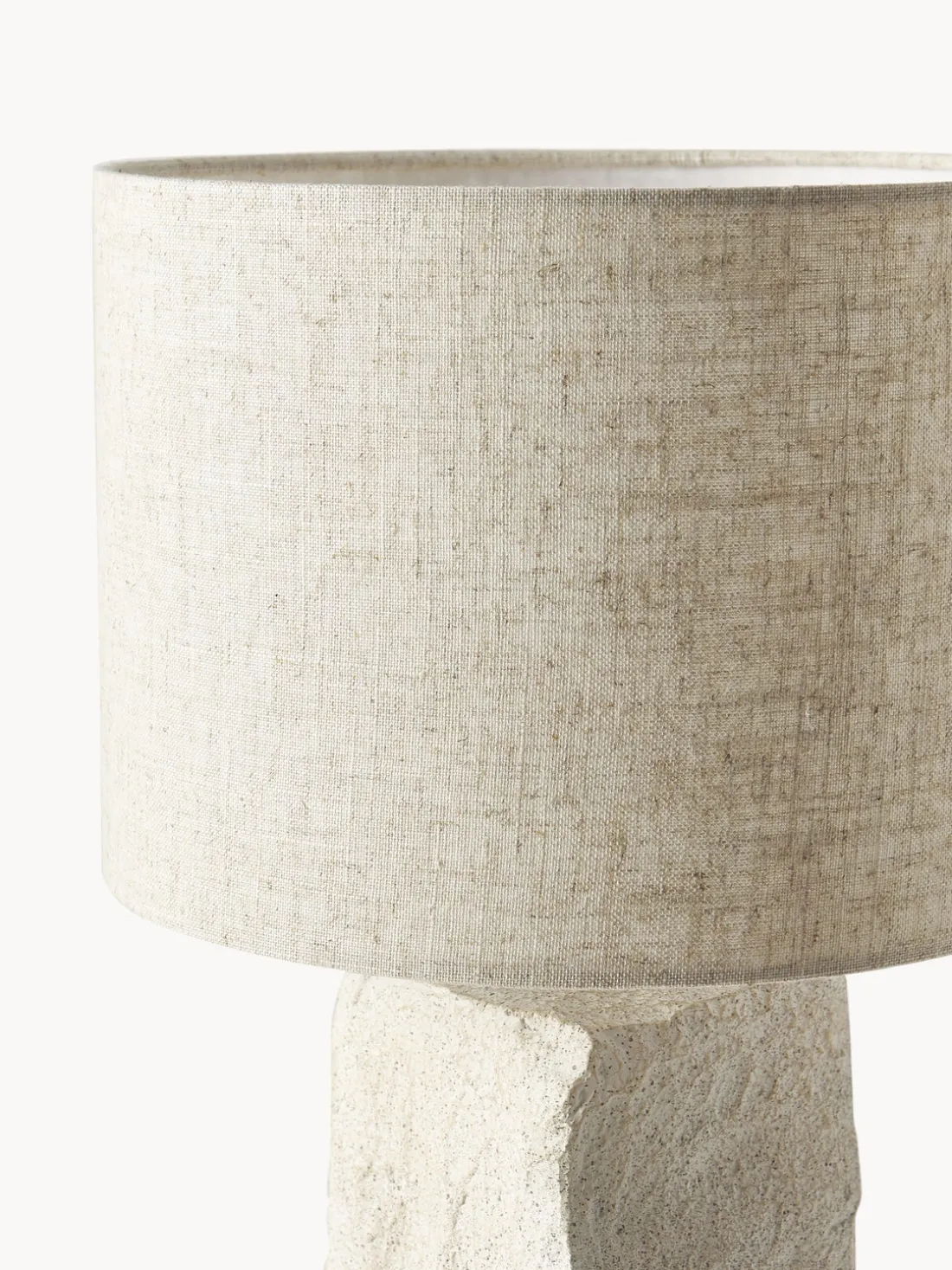 Lámpara de mesa grande de cemento Kiri