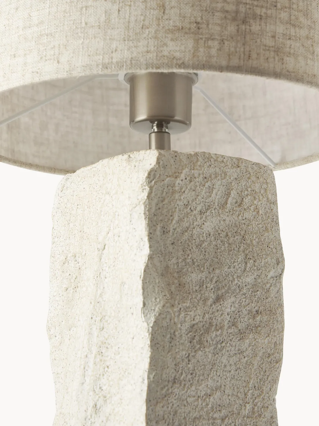 Lámpara de mesa grande de cemento Kiri