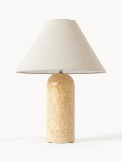 Lámpara de mesa grande de mármol Gia