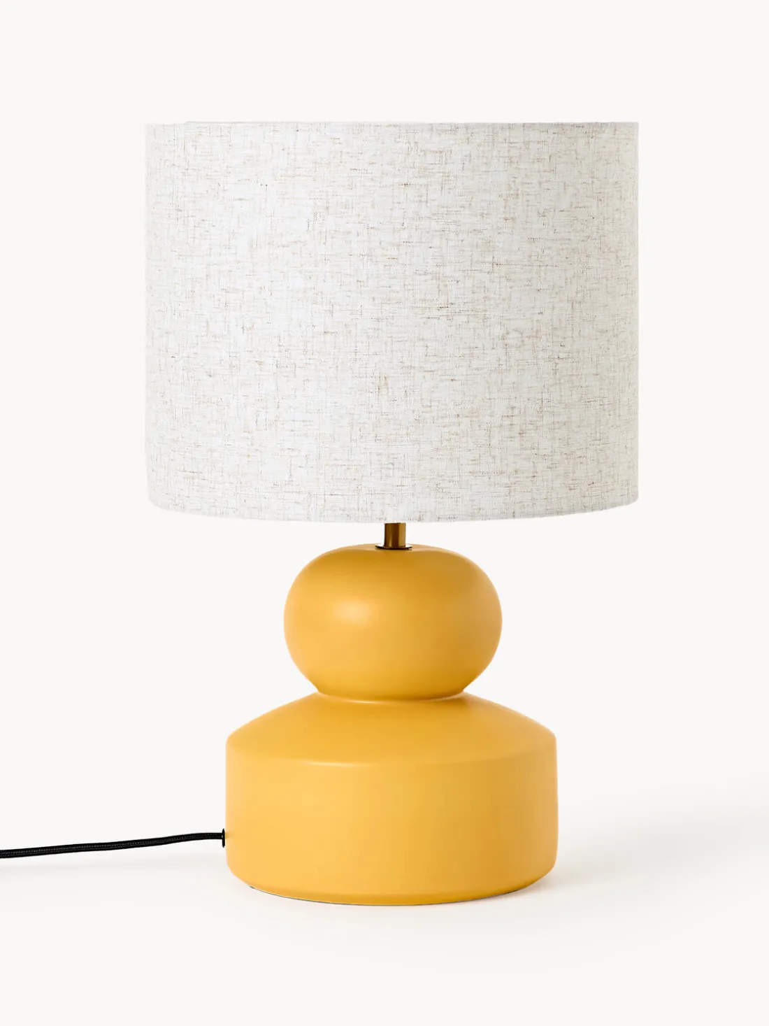 Lámpara de mesa grande de cerámica Georgina