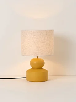 Lámpara de mesa grande de cerámica Georgina