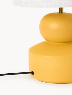 Lámpara de mesa grande de cerámica Georgina