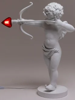 Lámpara de mesa grande regulable Cupido