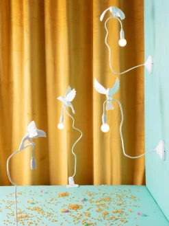 Lámpara de mesa grande regulable con pinza Sparrow