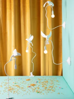 Lámpara de mesa grande regulable con pinza Sparrow