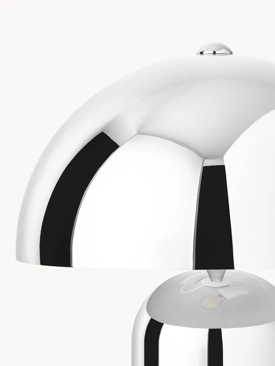 Lámpara de mesa grande retro Walter