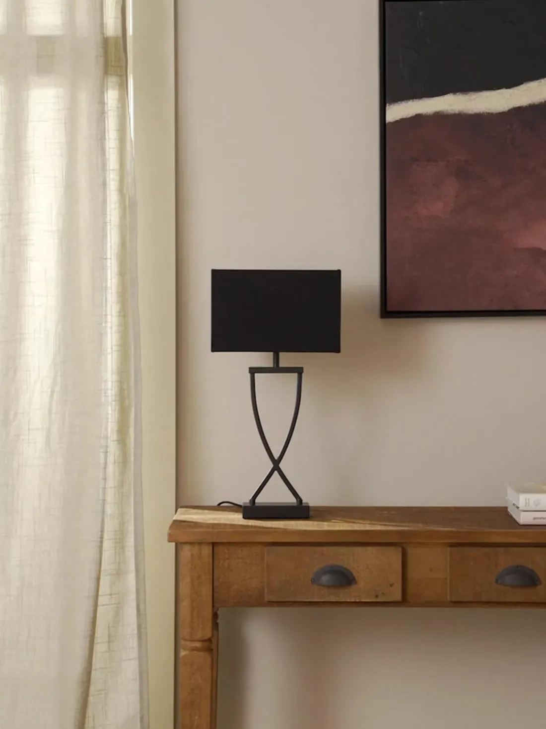 Lámpara de mesa grande Vanessa