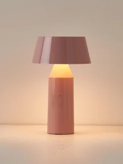 Lámpara de mesa LED con pantalla ajustable regulable Bicoca, pórtatil