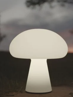 Lámpara de mesa LED con USB regulable Obello, portátil