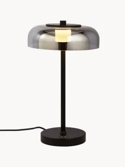 Lámpara de mesa LED de vidrio regulable Frisbee