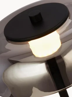 Lámpara de mesa LED de vidrio regulable Frisbee