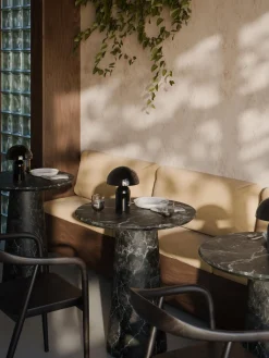 Lámpara de mesa LED pequeña regulable Walter, portátil