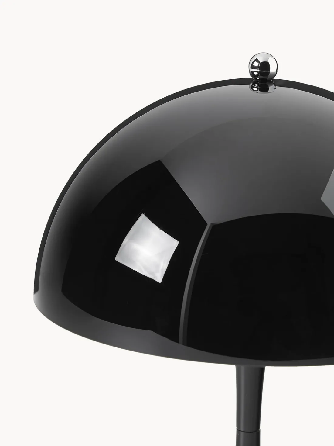 Lámpara de mesa LED regulable Panthella de diseño Verner Panton, 24 cm, portátil