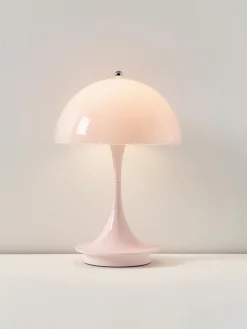 Lámpara de mesa LED regulable Panthella de diseño Verner Panton, 24 cm, portátil