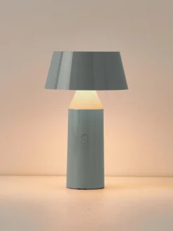 Lámpara de mesa LED regulable Bicoca, portátil, con pantalla ajustable