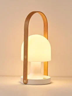 Lámpara de mesa LED regulable Followme, con pantalla orientable