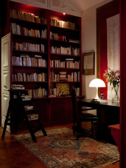 Lámpara de mesa Panthella de diseño Verner Panton, 55 cm