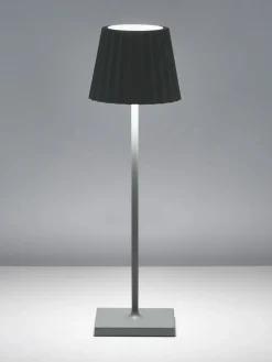 Lámpara de mesa para exterior LED regulable Trellia, portátil